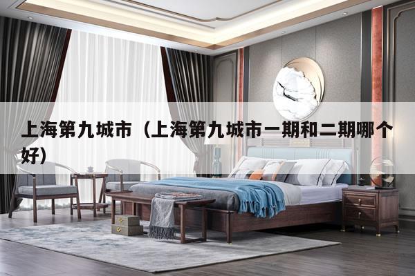 上海第九城市（上海第九城市一期和二期哪个好）
